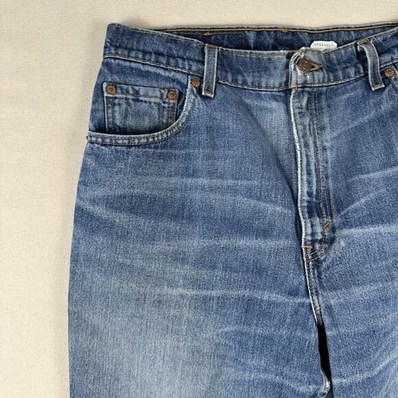 Vintage 90s Levi’s 550 Jeans Women’s 14 Regular Blue Denim Relaxed Tapered Leg - Picture 6 of 16
